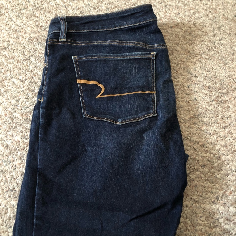 American Eagle Skinny Jeans Sz14 SHORT!